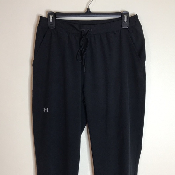 Under armour mens black loose athletic jogger pants size medium - Picture 2 of 11